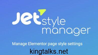 JetStyleManager v1.1.2 - Manage Elementor Page Style Settings
