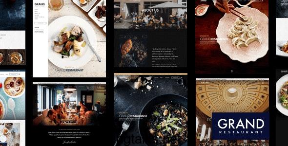 Grand Restaurant 5.9.4 Nulled - WordPress Theme