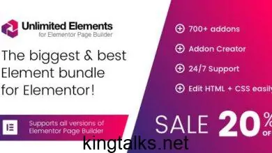 Unlimited Elements for Elementor Page Builder nulled